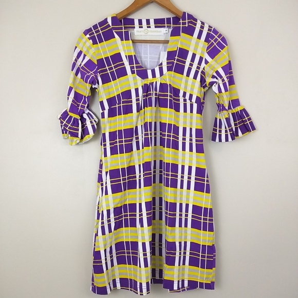 NWT Tracy Negoshian Bell Sleeve sheath dress small - Picture 4 of 7